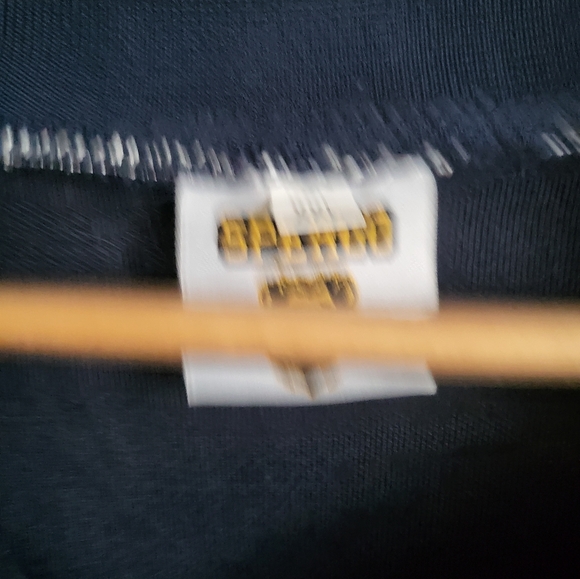 Men's Spergo Spell-out Logo Polo Navy Blue Sz XXL - Picture 6 of 6